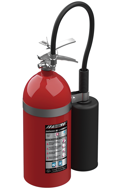 Extintor CO₂ de 10 libras